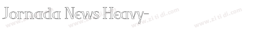 Jornada News Heavy字体转换